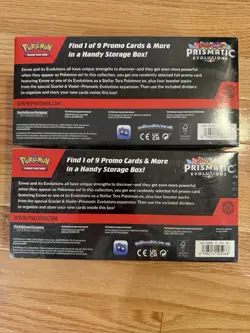LOT OF 2 - FACTORY SEALED Pokemon TCG Prismatic Evolutions Surprise Box NEW - Image 2
