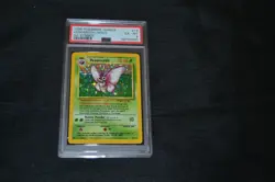 Holo Foil Venomoth # 13/64 No Symbol Error Jungle Set Pokemon Cards PSA 6 EX-MT - Image 2