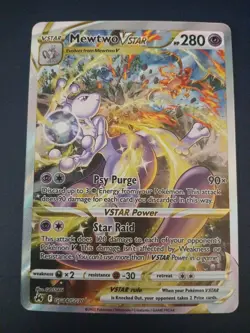 Mewtwo VSTAR GG44/GG70 Crown Zenith: Galarian Gallery Holo Pokemon Card NM - Image 1
