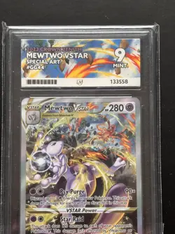 Pokemon TCG Mewtwo VSTAR GG44/GG70 Crown Zenith Galarian Gallery Holo Ace 9 - Image 2