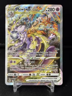 Mewtwo VSTAR Crown Zenith Galarian Gallery Holo Rare GG44/GG70 Pokemon - Image 1