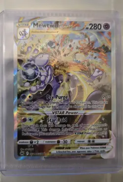 Mewtwo VSTAR Crown Zenith Galarian Gallery Holo Rare GG44/GG70 Pokemon - Image 1