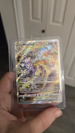 Mewtwo VSTAR Crown Zenith Galarian Gallery Holo Rare GG44/GG70 Pokemon - Image 4