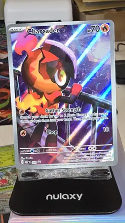 Pokemon Charcadet Pokemon Center Stamped Black Star Promo Holo Near Mint 022 - Image 1