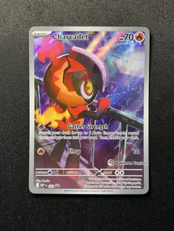 Pokemon Charcadet Pokemon Center Stamped Black Star Promo Holo Near Mint 022 - Image 1