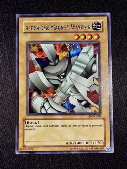 Yu-Gi-Oh! "Alpha the Magnet Warrior" | DOR-001 | Secret Rare Promo | VLP/NM - Image 1