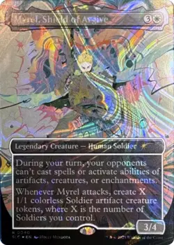 Myrel, Shield of Argive (Halo Foil) [Secret Lair Countdown Kit] Foil Near Mint - Image 1