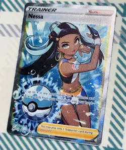 Nessa TG27/TG30 Lost Origin Trainer Gallery English Pokemon Card- NM F427 - Image 1