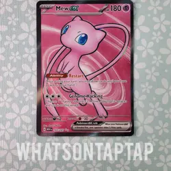 Pokemon Card Mew Ex 193/165 Secret Rare Scarlet Violet Pokemon 151 Singles LP - Image 1