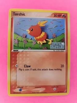 Torchic Reverse Holo Ex Crystal Guardians Pokemon Card WOTC NM - Image 1