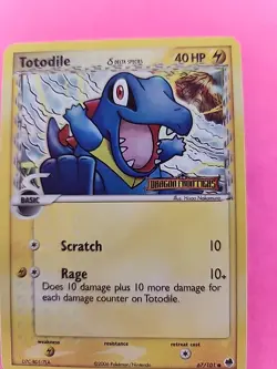 Totodile Reverse Holo Ex Dragon Frontiers Pokemon Card WOTC NM - Image 3