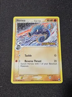 Horsea - 31/101 - Pokemon Card Ex Dragon Frontiers Reverse Holo Uncommon - LP - Image 1
