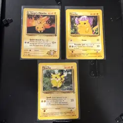 Pokemon Pikachu lot - 3 Cards - Image 1