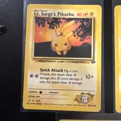 Pokemon Pikachu lot - 3 Cards - Image 3