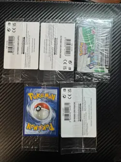 LOT OF 5 Sealed Pokemon Cards Gamestop Flapple, Sandaconda, Pikachu *BTX - Image 2