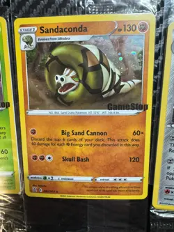 LOT OF 5 Sealed Pokemon Cards Gamestop Flapple, Sandaconda, Pikachu *BTX - Image 4