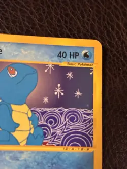 Squirtle 132/165 Expedition Base Set E-Reader Pokemon Card | Non-Holo | 2002 - Image 3