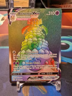 Alcremie VMAX - 073/072 - Pokemon Shining Fates Sword Shield Secret Rare Card NM - Image 1