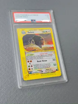 Golem Crystal Holo, ENG 148/144 Skyridge PSA5 EX SWIRL psa 5 /nobgs no charizard - Image 1