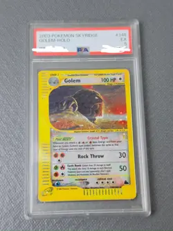 Golem Crystal Holo, ENG 148/144 Skyridge PSA5 EX SWIRL psa 5 /nobgs no charizard - Image 3