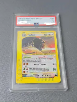 Golem Crystal Holo, ENG 148/144 Skyridge PSA5 EX SWIRL psa 5 /nobgs no charizard - Image 5