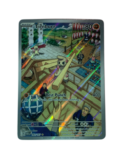 Timburr 183/167 Illustration Rare Pokemon TCG Twilight Masquerade NM - Image 1