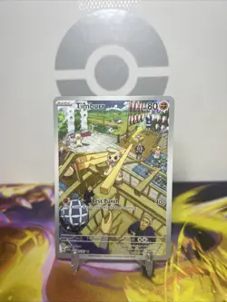 Pokemon Timburr 183/167 Twilight Masquerade Illustration Rare Full Art Holo NM - Image 1