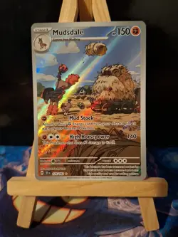 Pokemon TCG Mudsdale 175/162 Temporal Forces Illustration Rare Full Art NM/M - Image 1