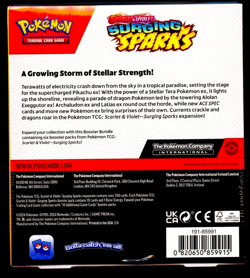 (1) Pokemon TCG Scarlet & Violet Surging Sparks Booster Bundle Factory Sealed - Image 2