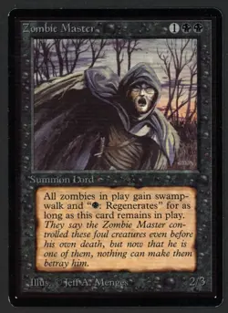 ***Beta Zombie Master*** MTG Beta Magic Kid Icarus - Image 1