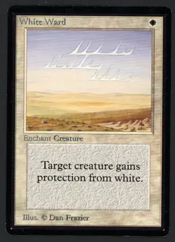 ***Beta White Ward*** MTG Beta Magic Kid Icarus - Image 1