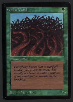 ***Beta Wall of Wood*** MTG Beta Magic Kid Icarus - Image 1