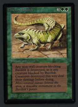 ***Beta Thicket Basilisk*** MTG Beta Magic Kid Icarus - Image 1