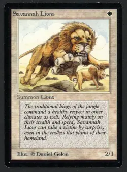 ***Beta Savannah Lions*** MTG Beta Magic Kid Icarus - Image 1