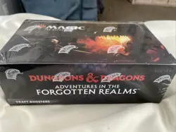 Magic the Gathering Draft Booster Box Adventures in The Forgotten Realms 630509981151 - Image 1