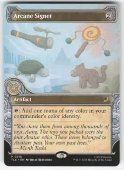 Arcane Signet Showcase 315 P MTG Avatar Commander Bundle NM - Image 1