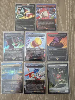 MTG SEALED - Secret Lair x Sonic the Hedgehog: Turbo Gear (Rainbow Foil) - Image 1