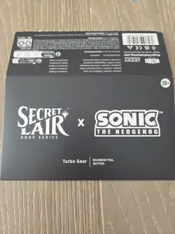 MTG SEALED - Secret Lair x Sonic the Hedgehog: Turbo Gear (Rainbow Foil) - Image 2
