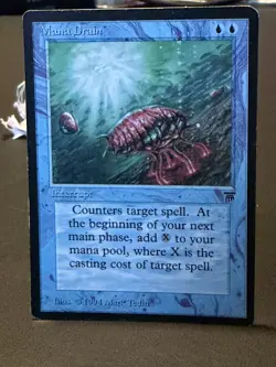 Mana Drain: 1994 Magic the Gathering - Legends MTG LP Gamechanger - Image 1