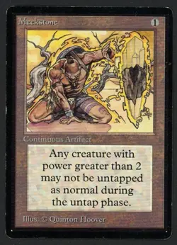 ***Beta Meekstone*** MTG Beta Magic Kid Icarus - Image 1