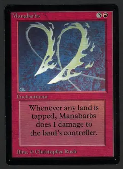 ***Beta Manabarbs*** MTG Beta Magic Kid Icarus - Image 1