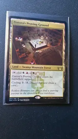 MTG STREETS OF NEW CAPENNA ZIATORA'S PROVING GROUND RARE FOIL - Image 1