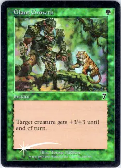 Giant Growth | Foil | 7th Edition | 248 | MP | - Image 1