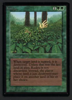 ***Beta Kudzu*** MTG Beta Magic Kid Icarus - Image 1