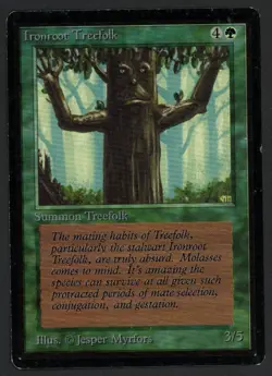 ***Beta Ironroot Treefolk*** MTG Beta Magic Kid Icarus - Image 1