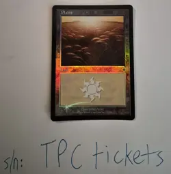 FOIL Plains - Invasion - Magic MTG - Near Mint NM - TCG Value $5.50 - Image 1