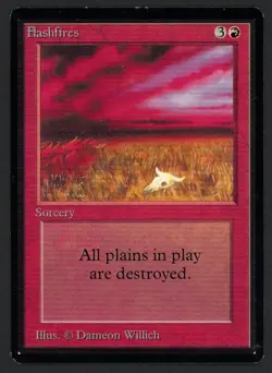 ***Beta Flashfires*** MTG Beta Magic Kid Icarus - Image 1