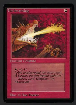 ***Beta Firebreathing*** MTG Beta Magic Kid Icarus - Image 1