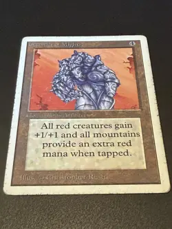 MTG Gauntlet of Might Unlimited English Moderately Played MP - Image 5