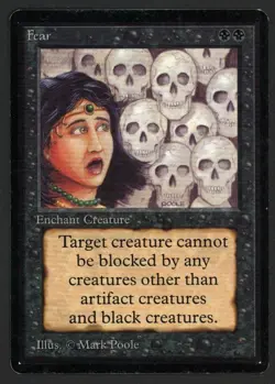 ***Beta Fear*** MTG Beta Magic Kid Icarus - Image 1